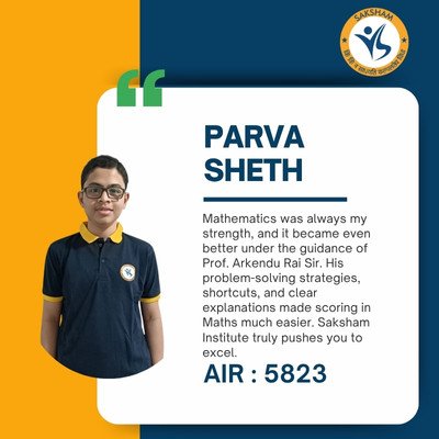 PARVA SHETH JEE advanced