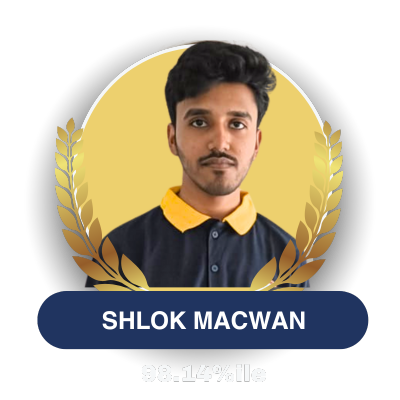 Shlok Macwan CUJcet topper in anand