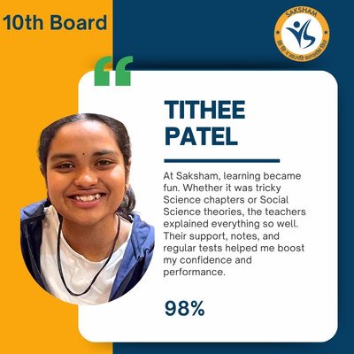 Tithee Patel board 10th