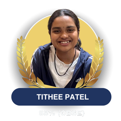 Tithee Patel class 1oth topper anand